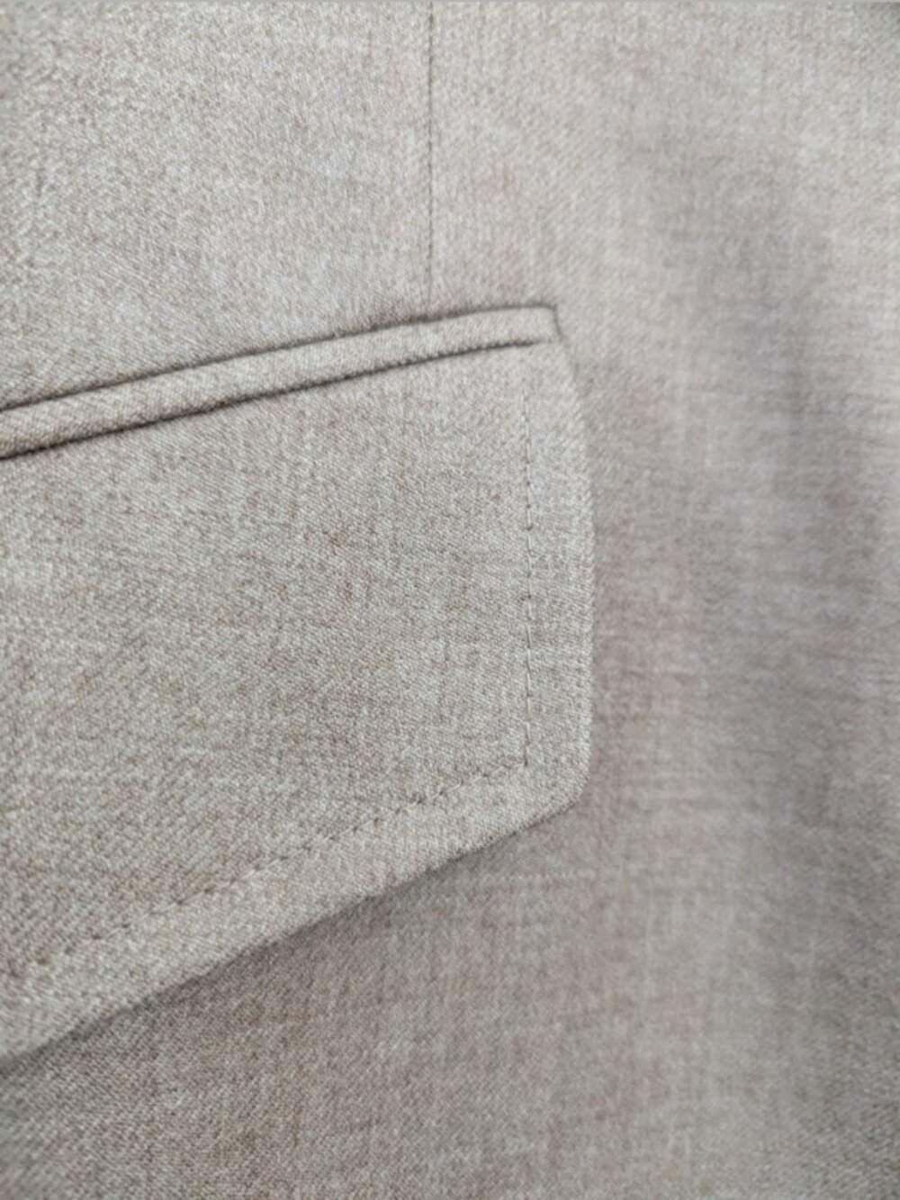 Pure Virgin Wool Equestrian-Inspired Longline Men’s Blazer - Picture 8 of 16